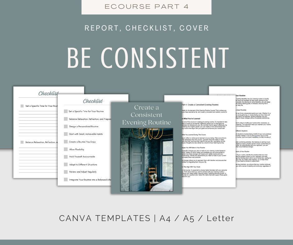 Evening Routines | MEGA Content and Templates Bundle