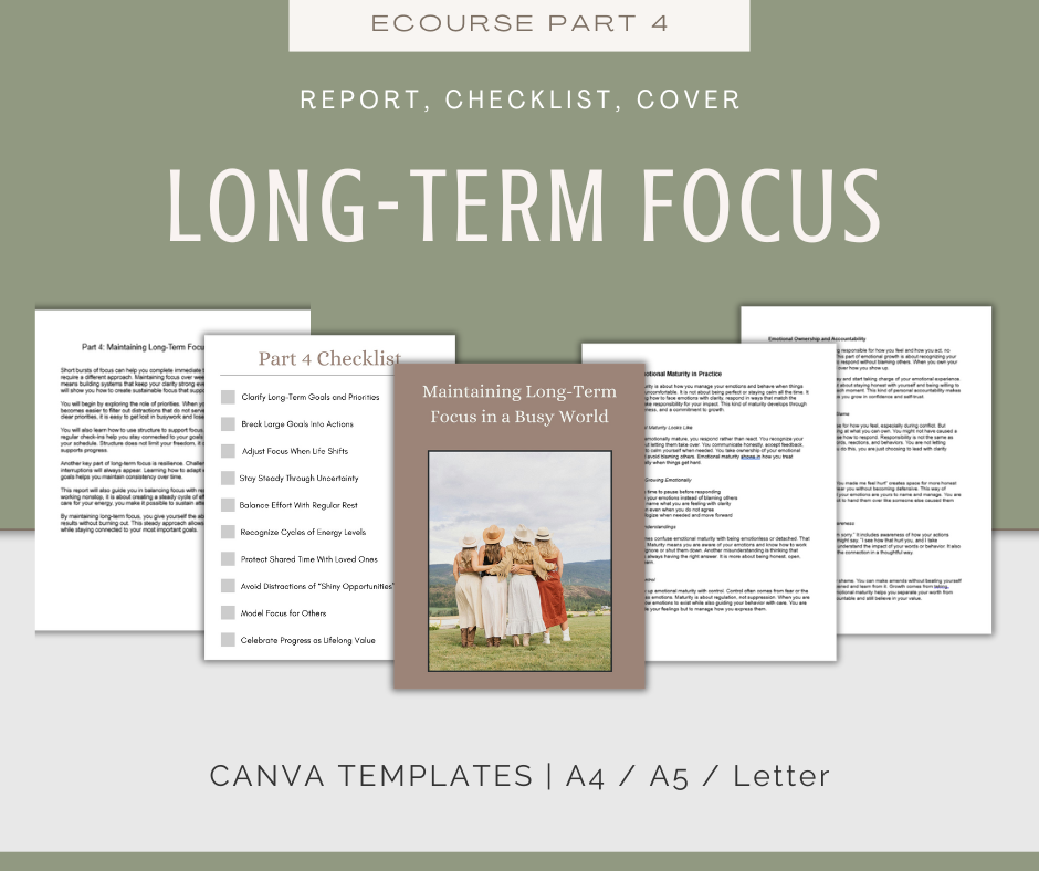 The Focus Fix | MEGA Content and Templates Bundle