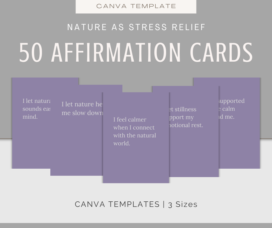 Nature as Stress Relief | Content & Journal Bundle