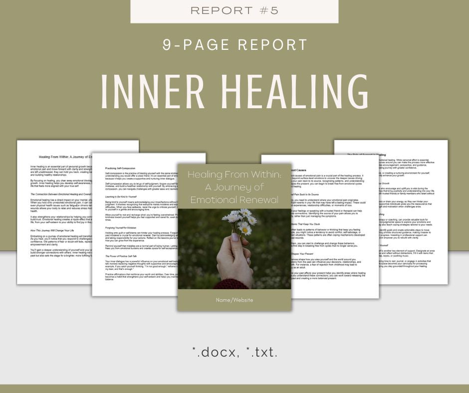 Inner Calm and Peace Reports | 5 Report Bundle