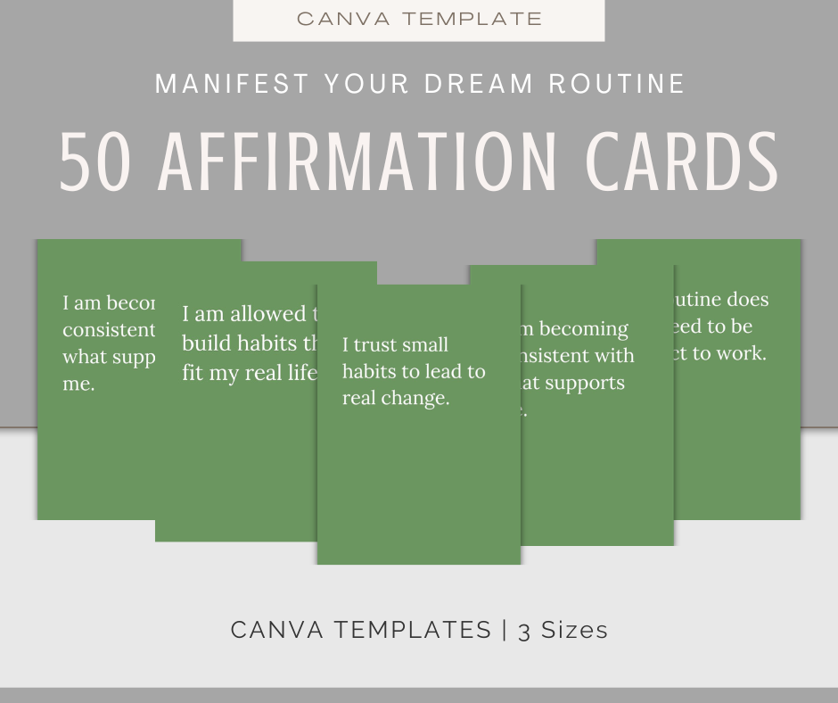 Manifest Your Dream Routine | Content & Journal Bundle