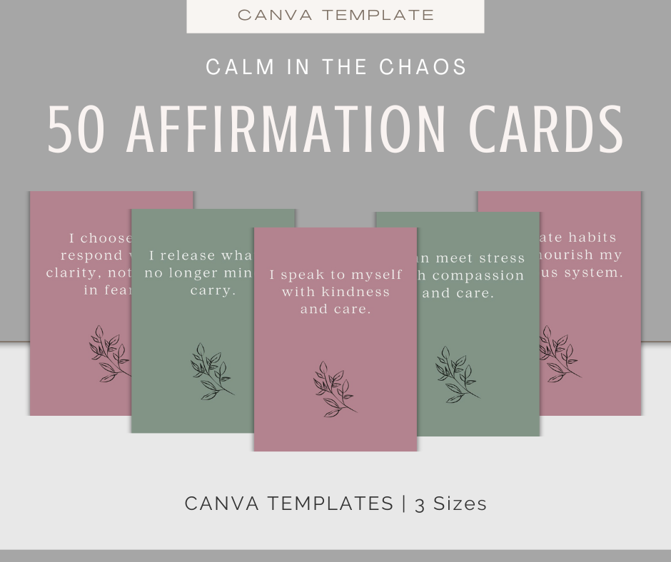 Calm in the Chaos | Content & Journal Bundle