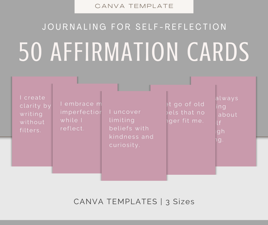 Journaling For Self-Reflection | Content & Journal Bundle