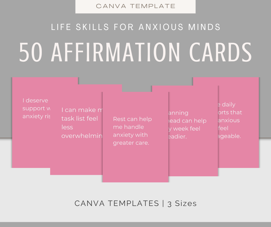 Life Skills For Anxious Minds | Content & Journal Bundle