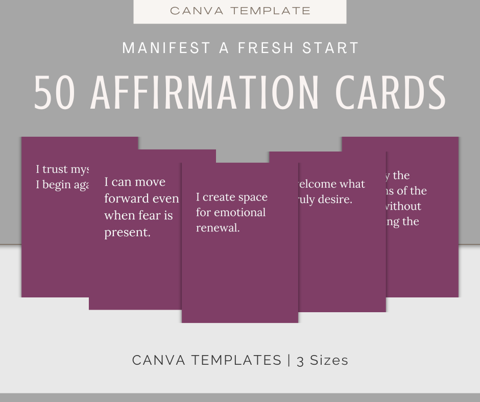 Manifest a Fresh Start | Content & Journal Bundle
