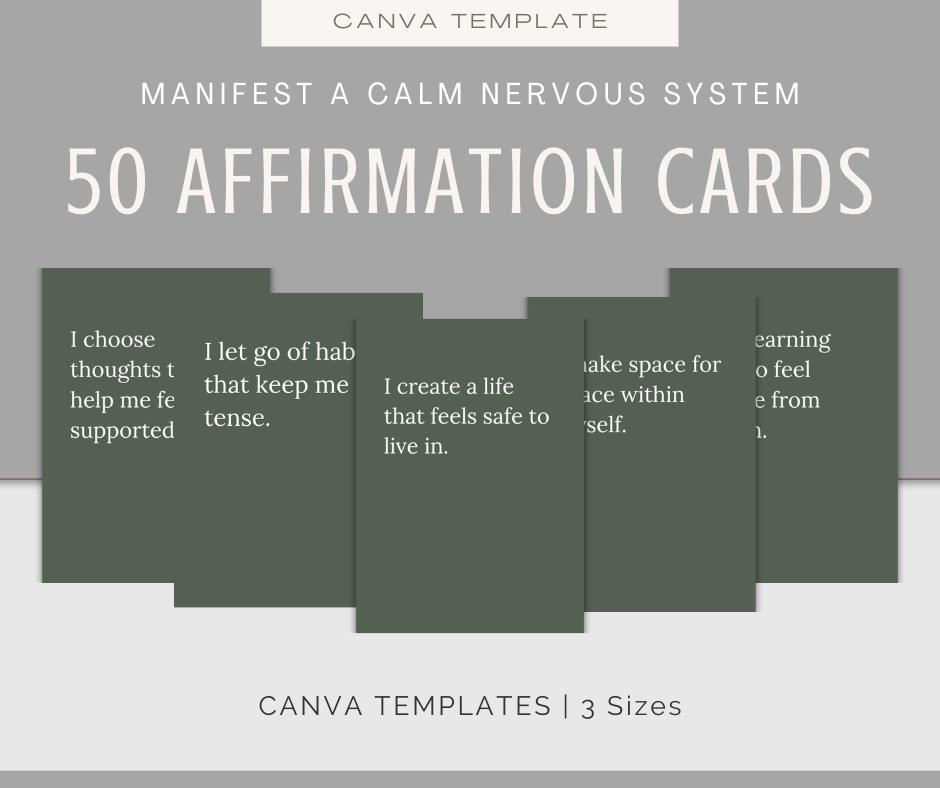 Manifest a Calm Nervous System | Content & Journal Bundle