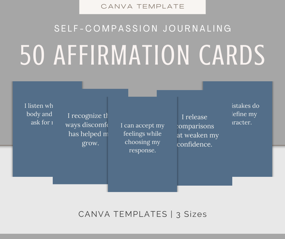 Self-Compassion Journaling | Content & Journal Bundle