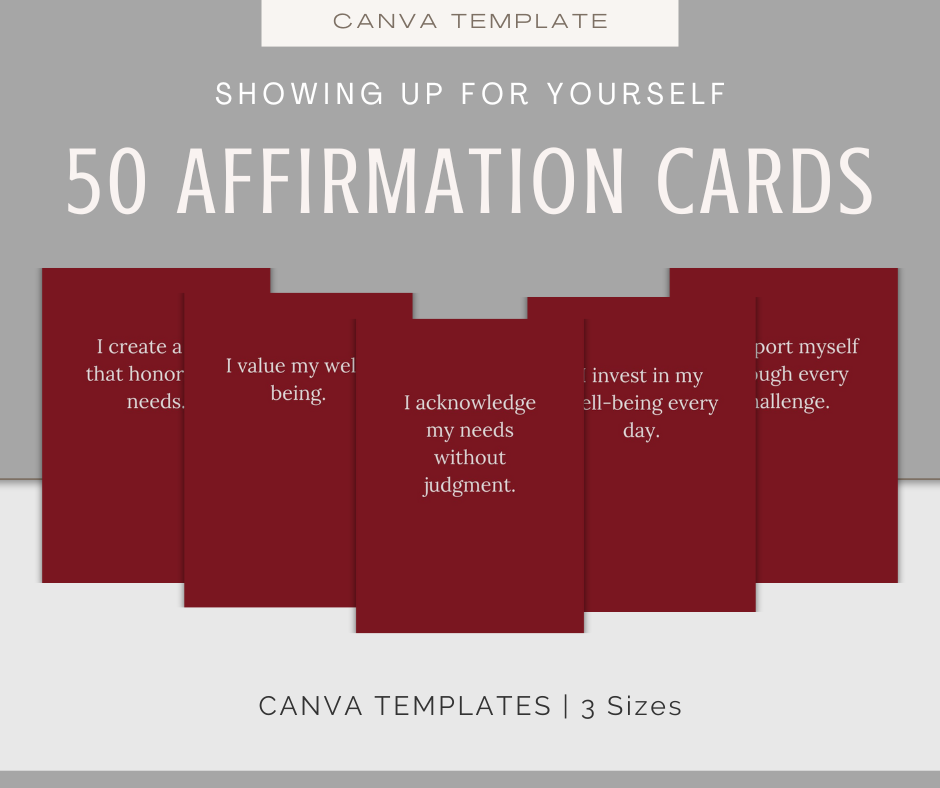 Showing Up For Yourself | Content & Journal Bundle