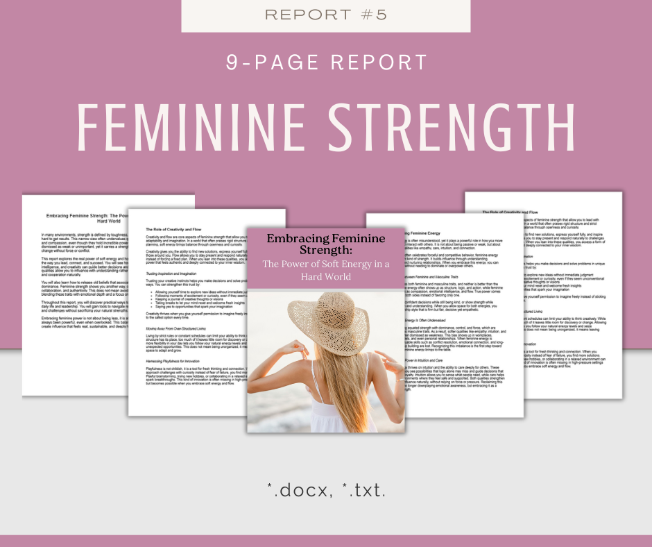 Soft and Quiet Power | 5 Report Bundle
