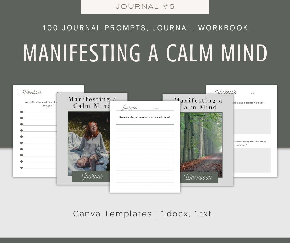 Mental Health Journals - 5 Journals With Prompts