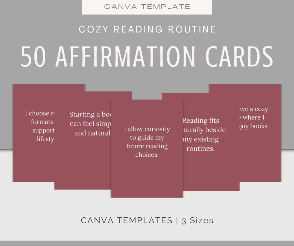 Create a Cozy Reading Routine | Content & Journal Bundle