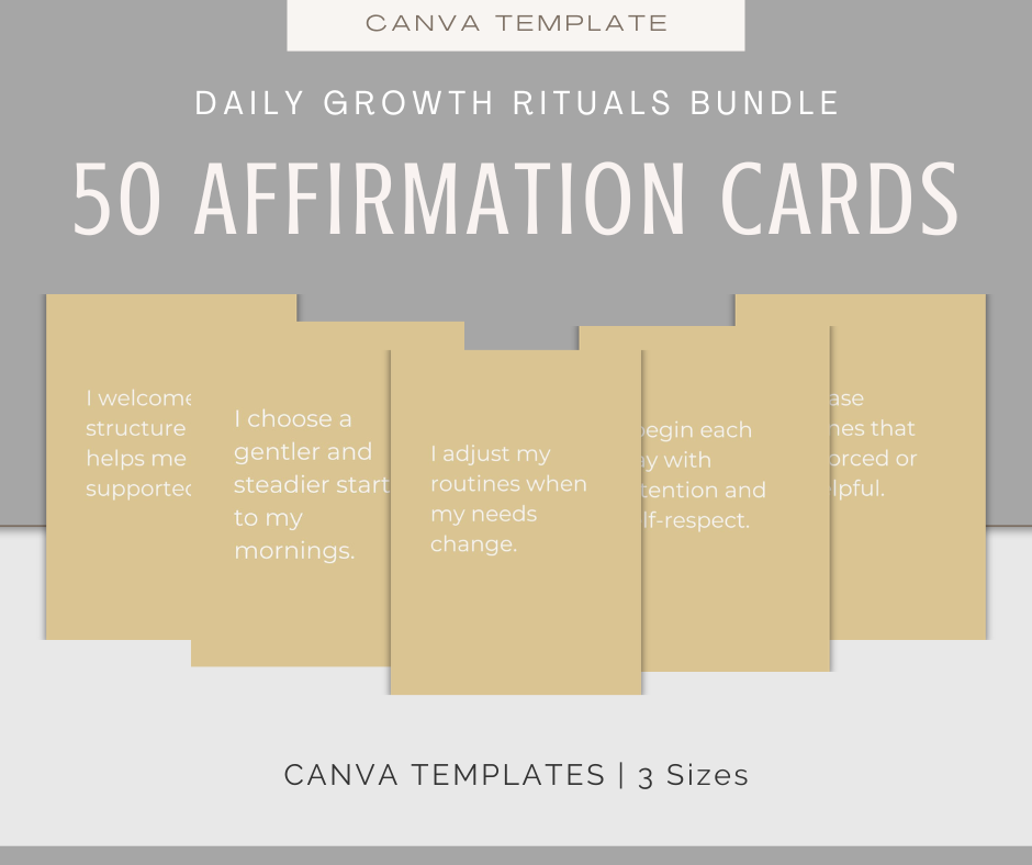 Daily Growth Rituals | Content & Journal Bundle