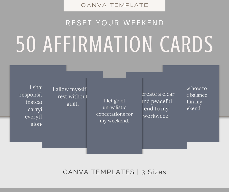 Reset Your Weekend | Content & Journal Bundle