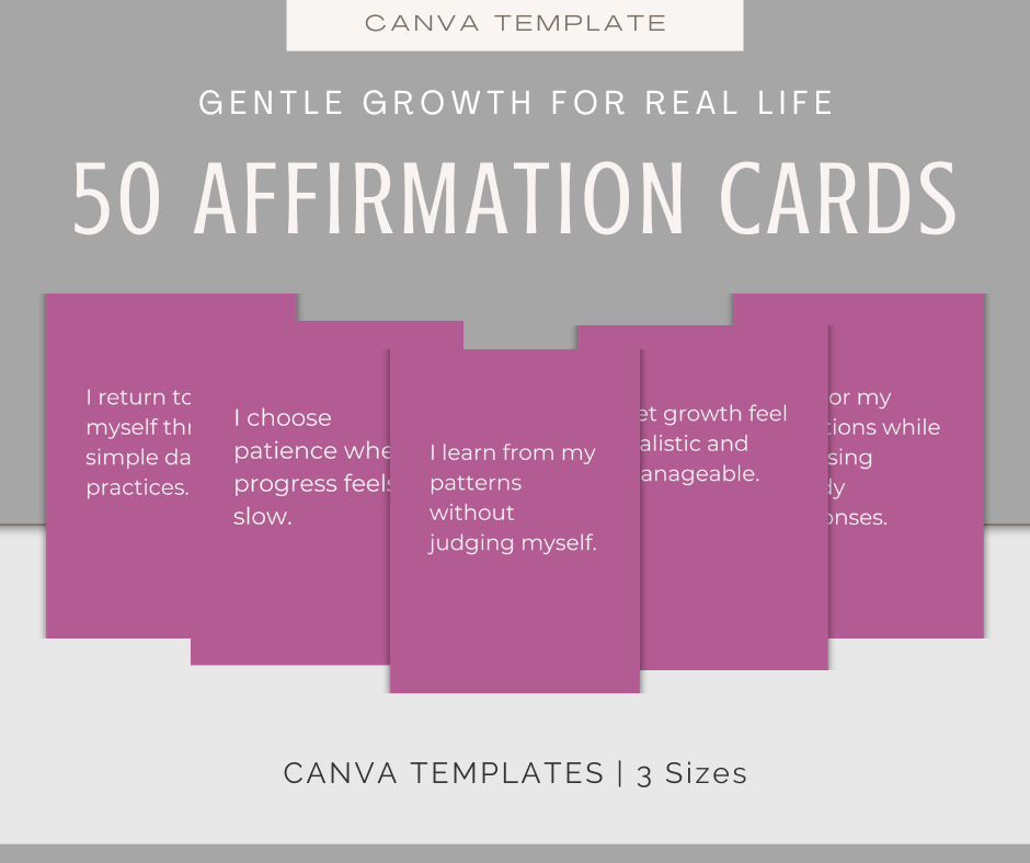 Gentle Growth For Real Life | Content & Journal Bundle