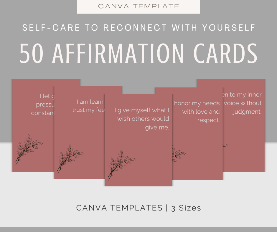 Self-Care to Reconnect With Yourself | Content & Journal Bundle