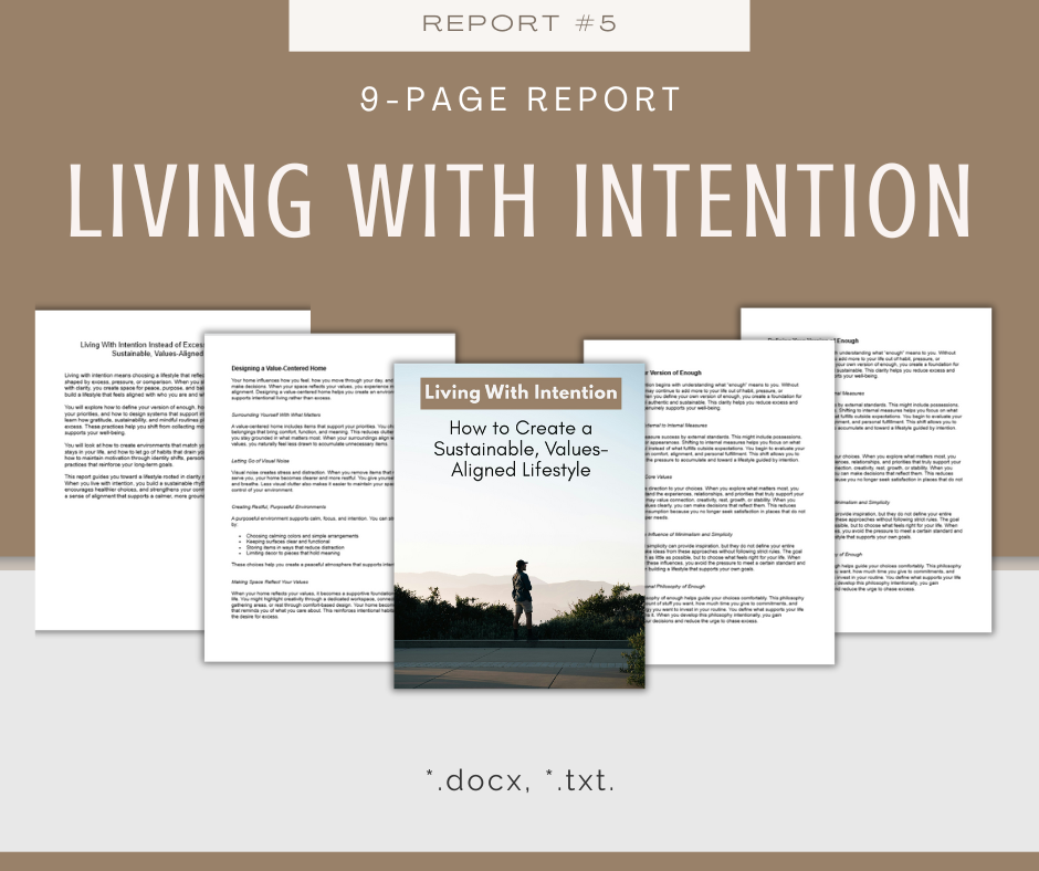 Overconsumption Reports | 5 Report Bundle