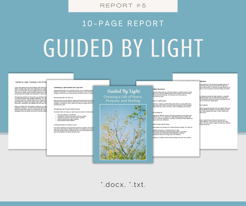 Self-Healing With Inner Light | 5 Report Bundle