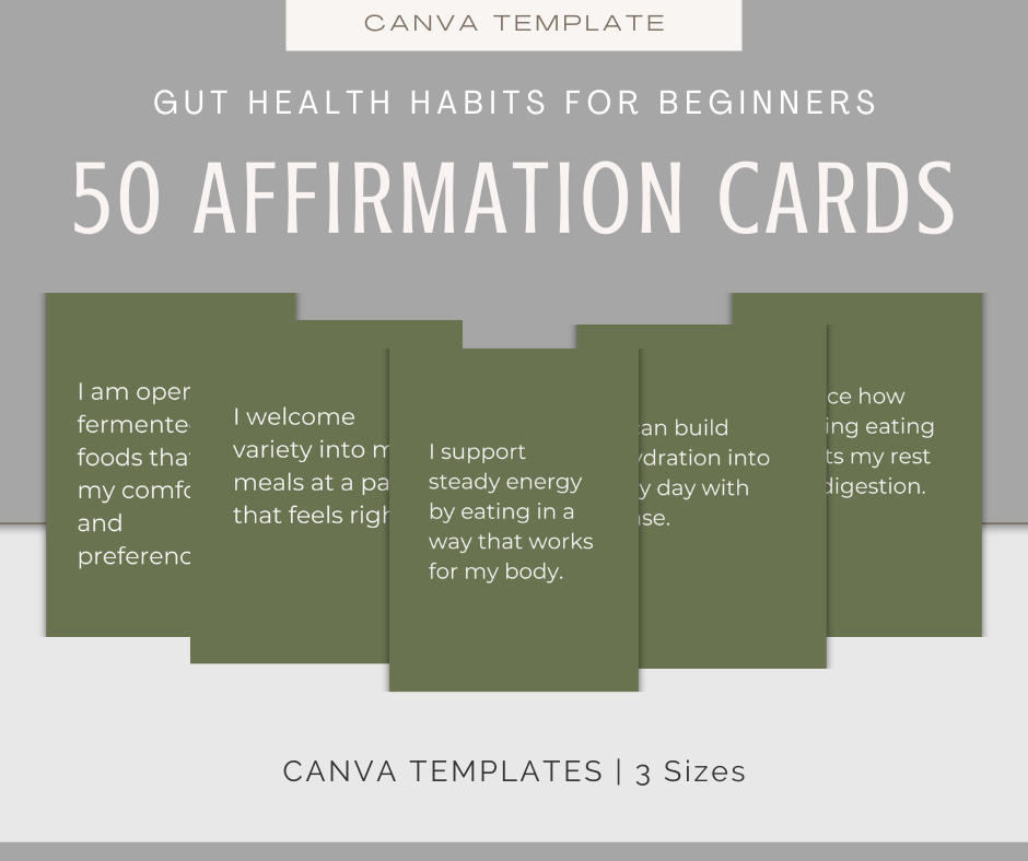 Gut Health Habits For Beginners | Content & Journal Bundle