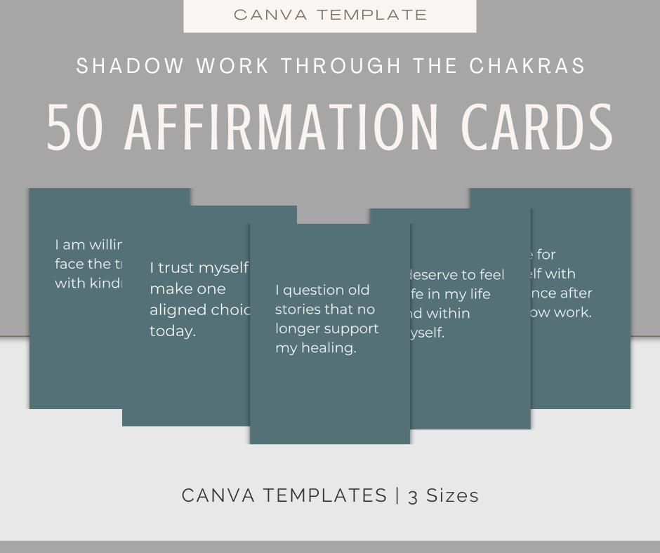 Shadow Work Through the Chakras | Content & Journal Bundle