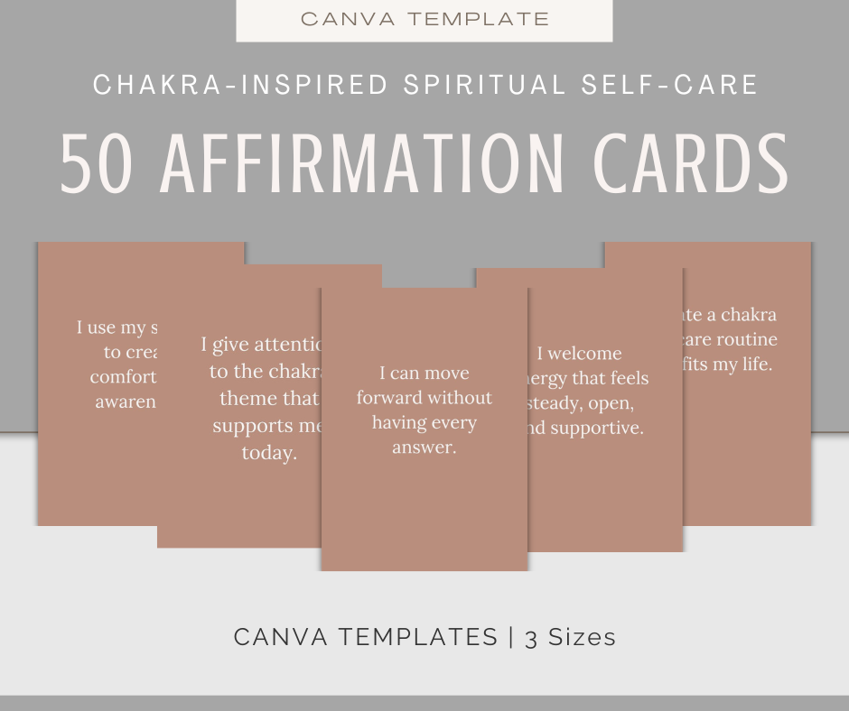 Chakra-Inspired Guide to Spiritual Self-Care | Content & Journal Bundle