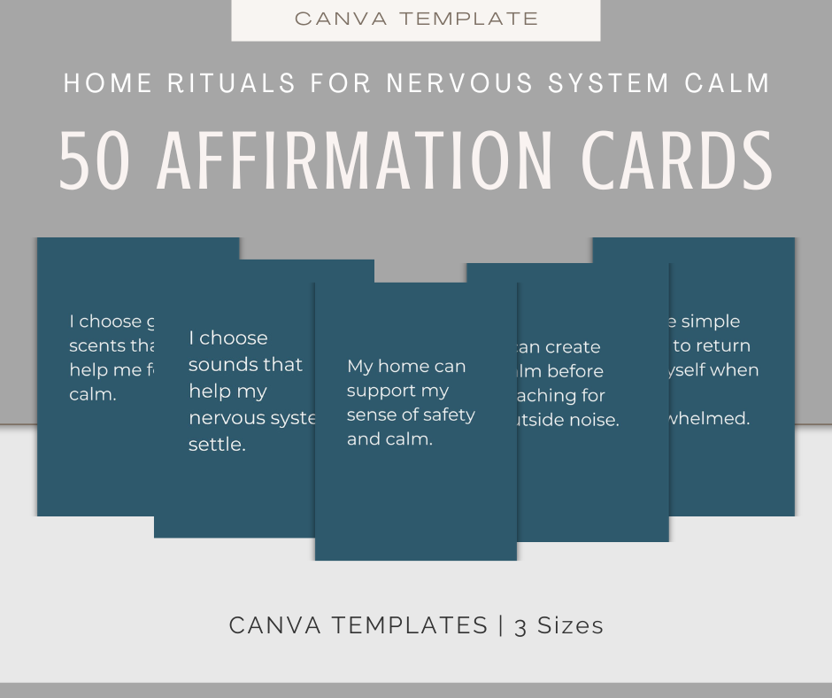 Home Rituals for Nervous System Calm | Content & Journal Bundle