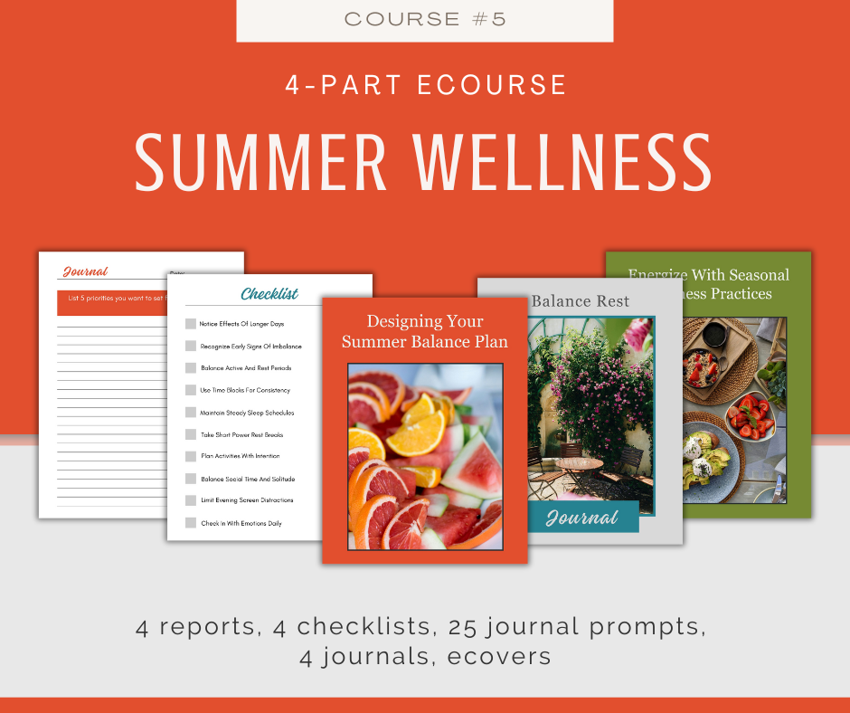 Year of Health and Wellness 4-Part eCourses | 12 eCourses