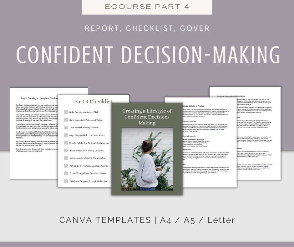 Decision-Making With Confidence | MEGA Content and Templates Bundle