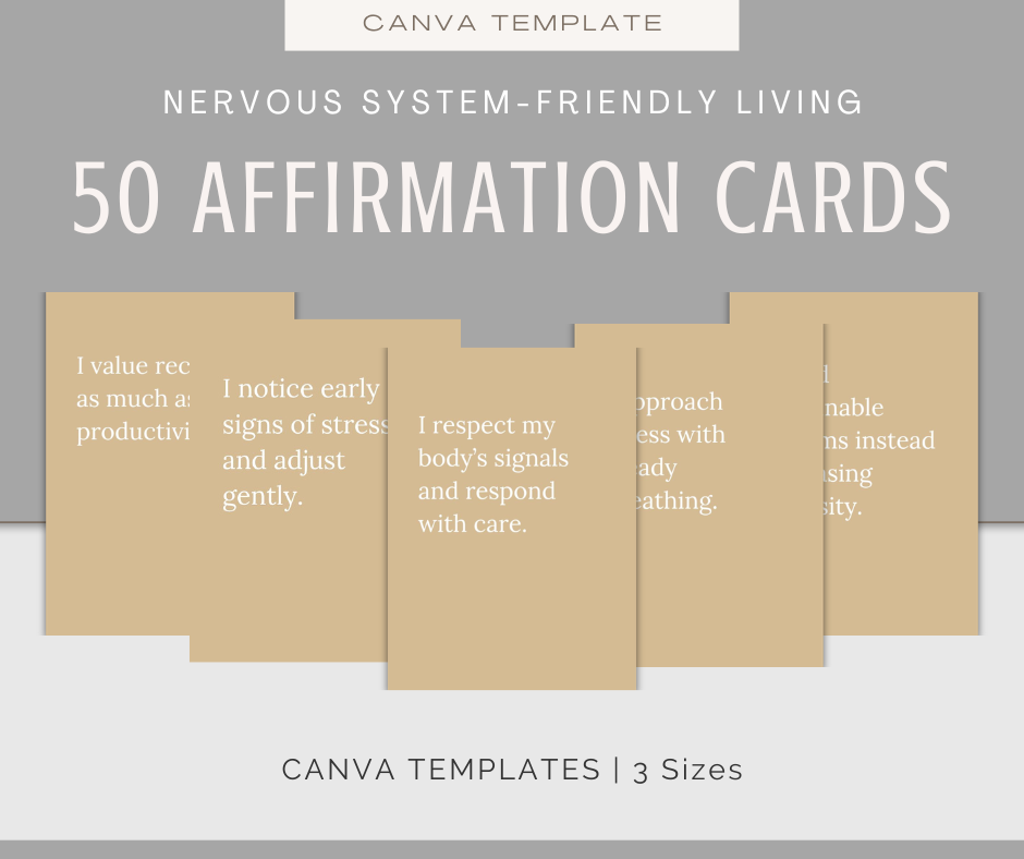 Nervous System-Friendly Living Bundle | Content & Journal Bundle