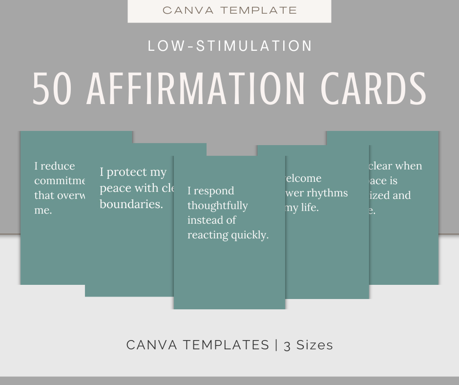 Low-Stimulation | Content & Journal Bundle