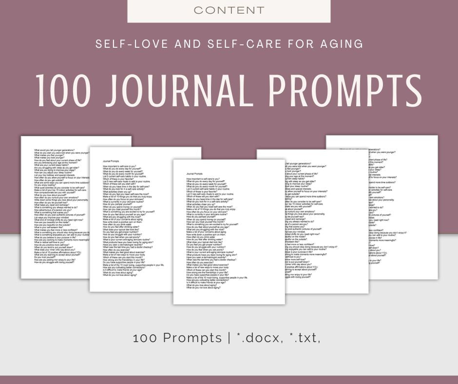 Self-Care and Self-Love For Aging Bundle
