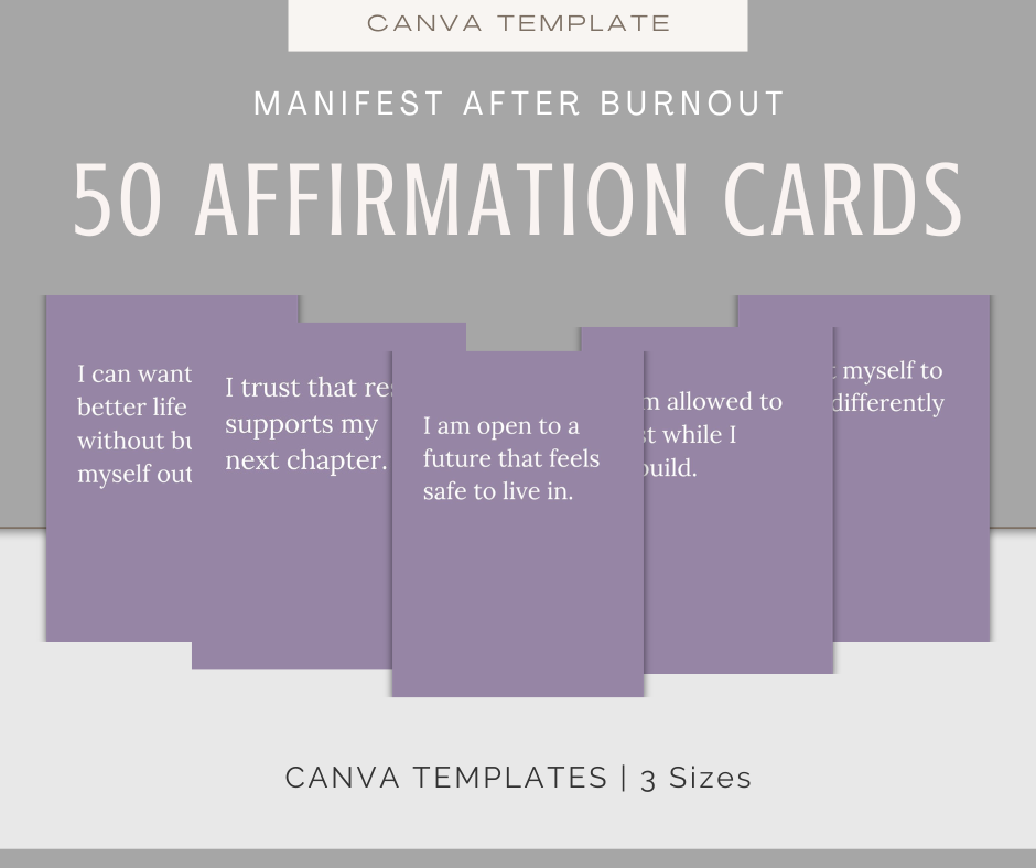 Manifest After Burnout | Content & Journal Bundle