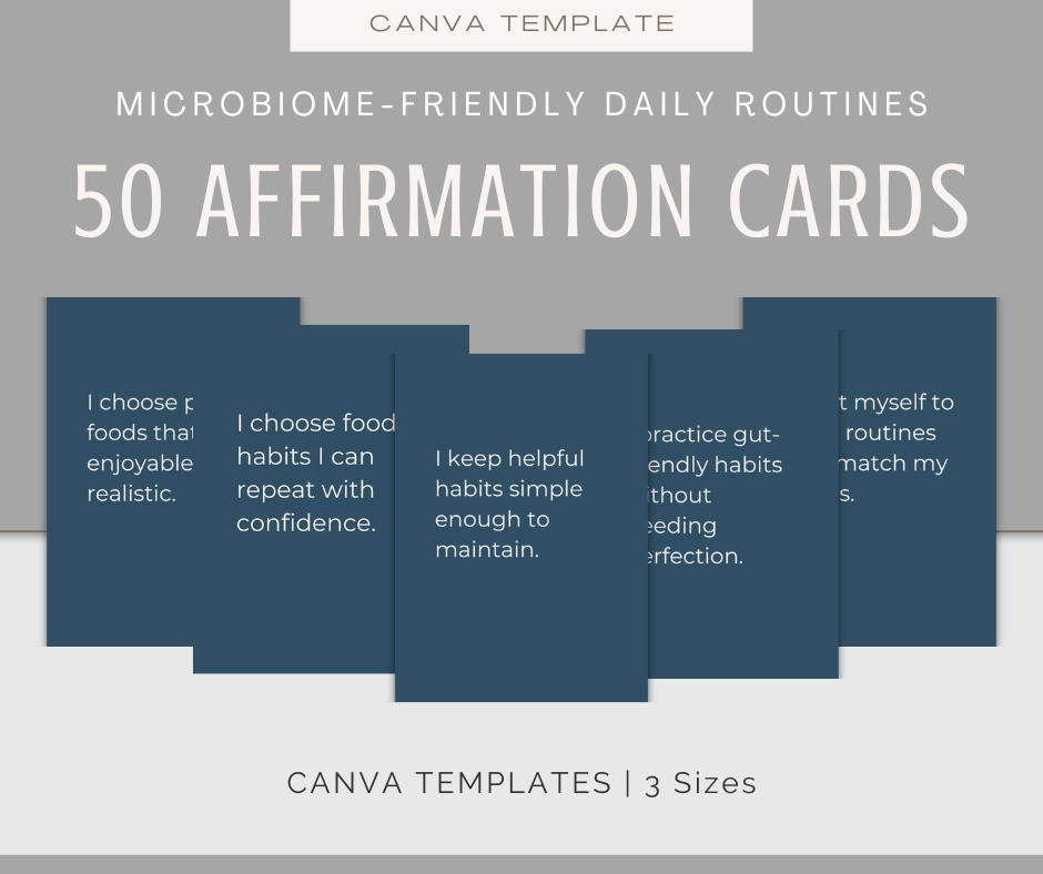 Microbiome-Friendly Daily Routines | Content & Journal Bundle