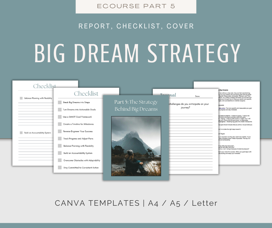 10-Part eCourse: Dream Big