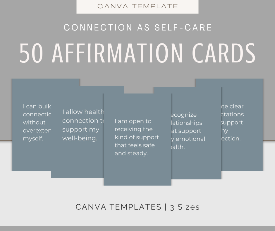 Connection as Self-Care | Content & Journal Bundle
