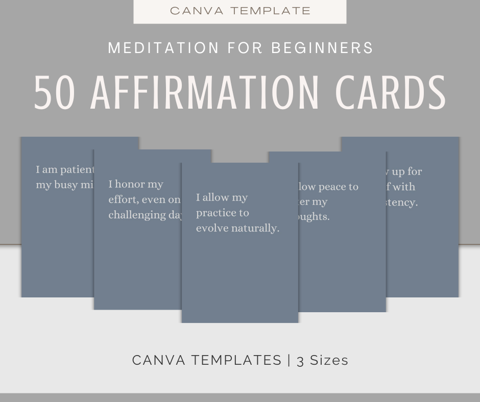 Meditation For Beginners | Content & Journal Bundle