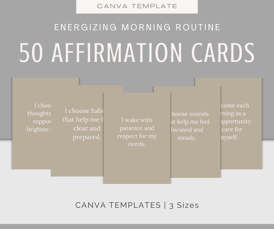 Energizing Morning Routine | Content & Journal Bundle