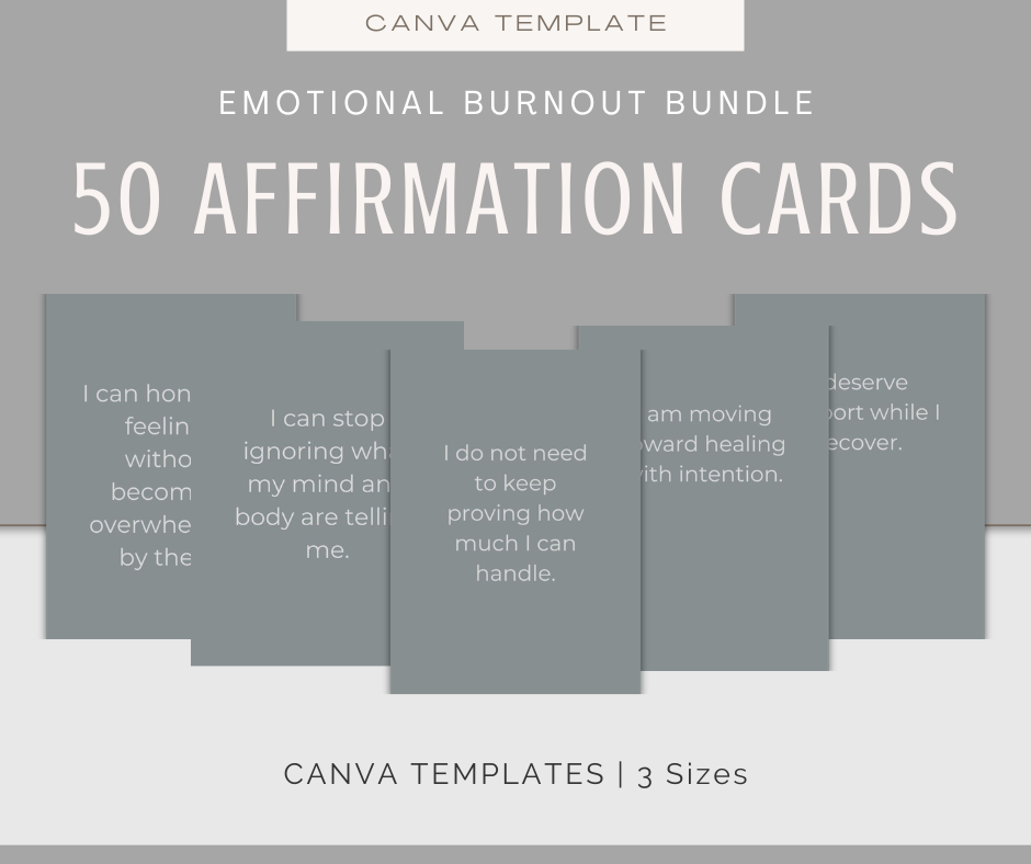 Emotional Burnout | Content & Journal Bundle