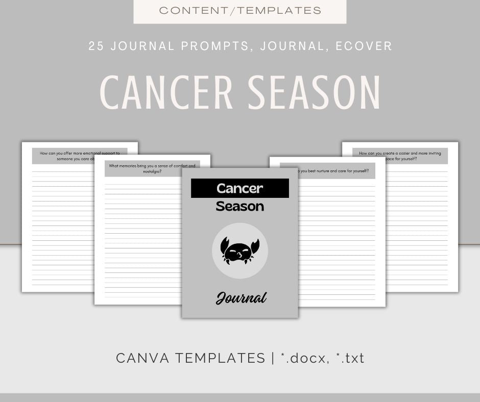 Zodiac Season Journals & Prompts