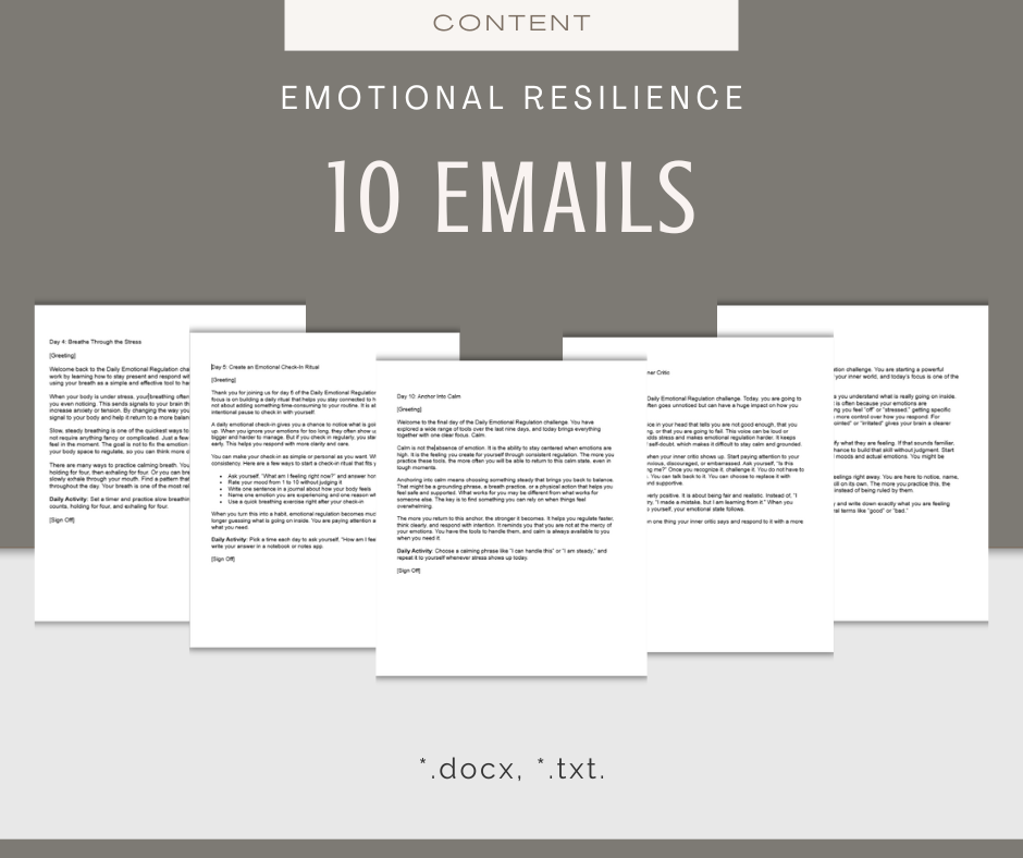 Emotional Resilience | MEGA Content and Templates Bundle