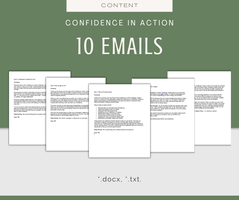 Confidence in Action | MEGA Content and Templates Bundle