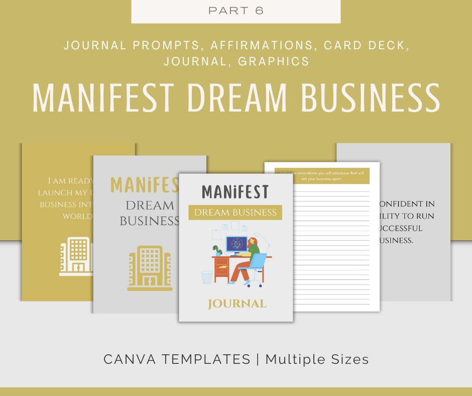 Manifest Money & Success | Affirmation Cards and Journal Bundle