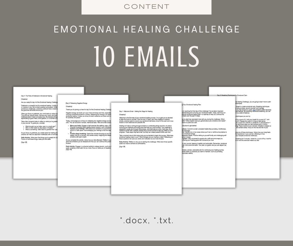 Emotional Healing | MEGA Content and Templates Bundle