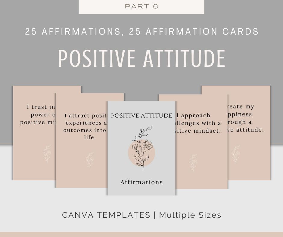 Personal Growth Affirmations | Affirmation Cards Bundle