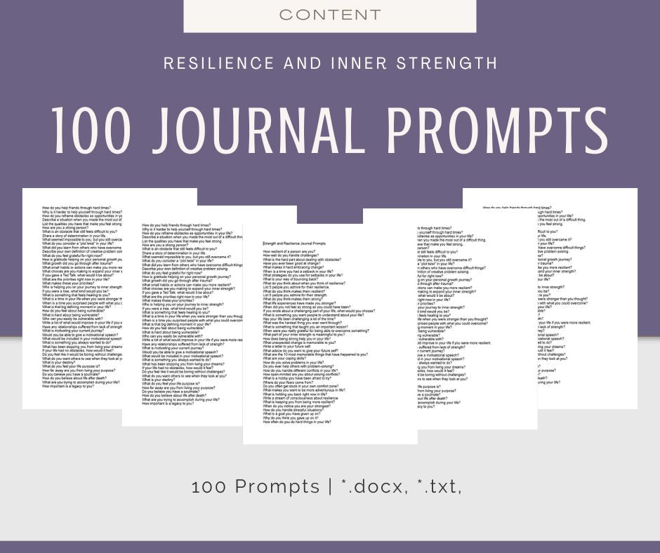 Resilience and Inner Strength Bundle