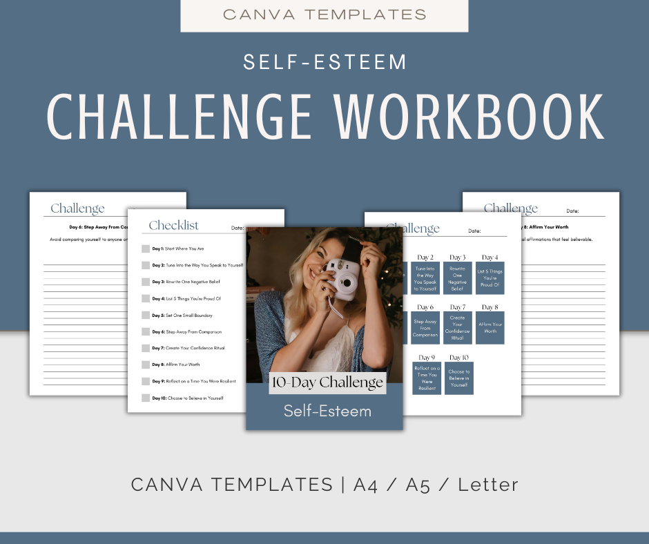 Self-Esteem | MEGA Content and Templates Bundle