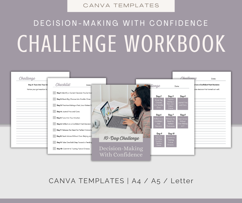 Decision-Making With Confidence | MEGA Content and Templates Bundle