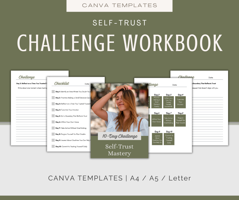 Self-Trust Mastery | MEGA Content and Templates Bundle