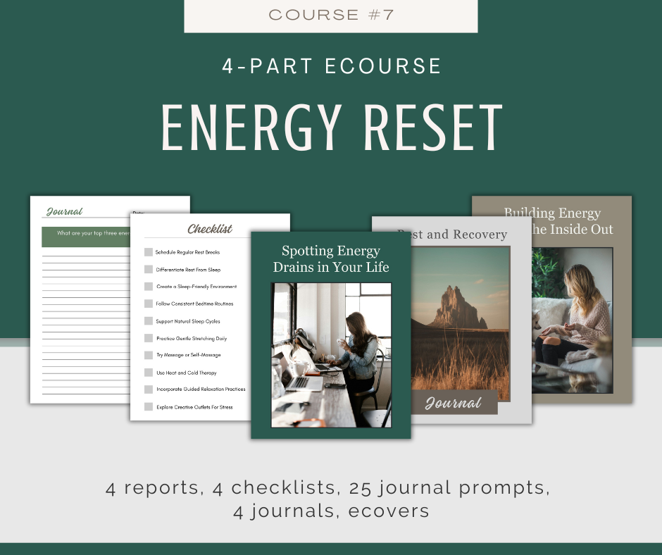 Year of Health and Wellness 4-Part eCourses | 12 eCourses