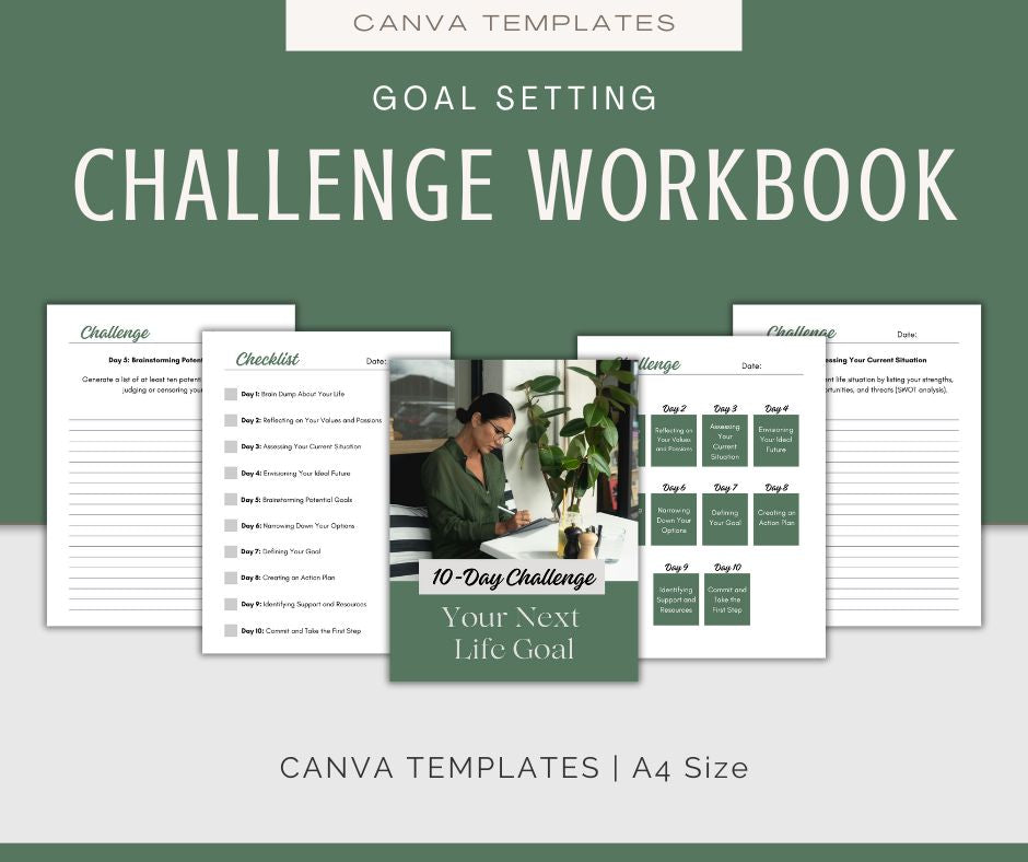 Goal Setting | MEGA Content and Templates Bundle