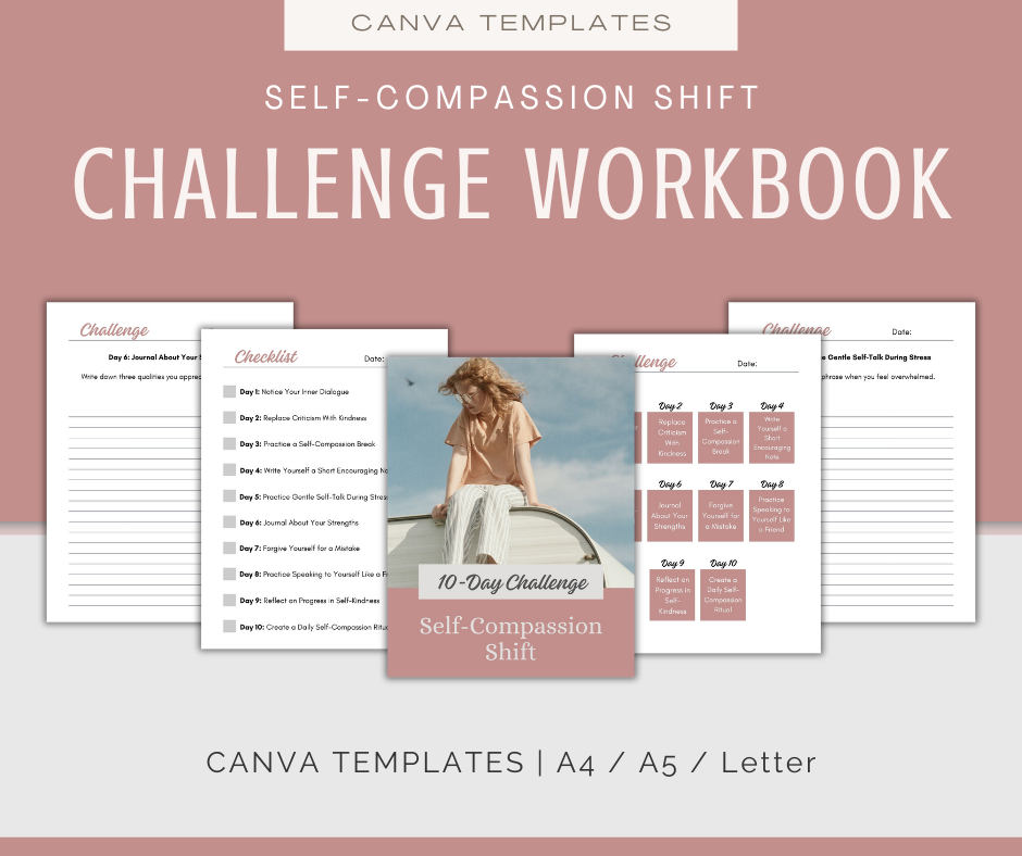 Self-Compassion Shift | MEGA Content and Templates Bundle